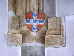 clé de voute de Humbert de Savoie, église monastère dominicaines estavayer