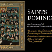 timeline: les saints dominicains dans les oeuvres du monastère