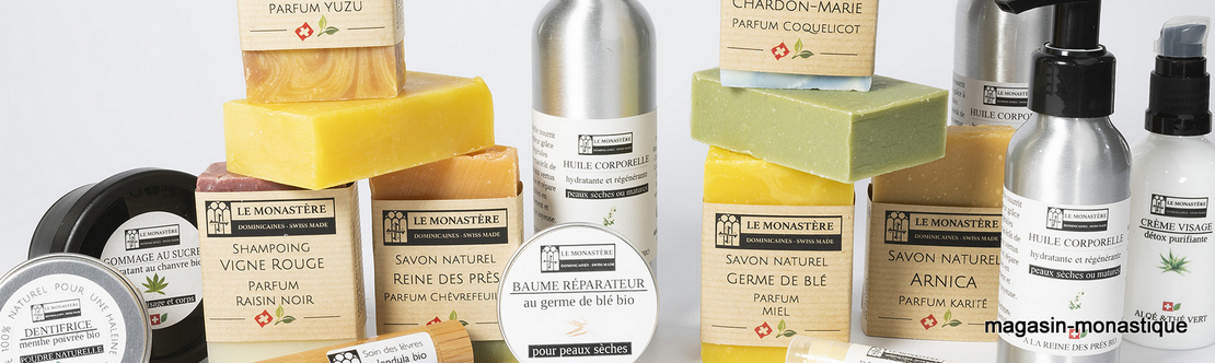 savons et soins cosmétiques naturels du monastère