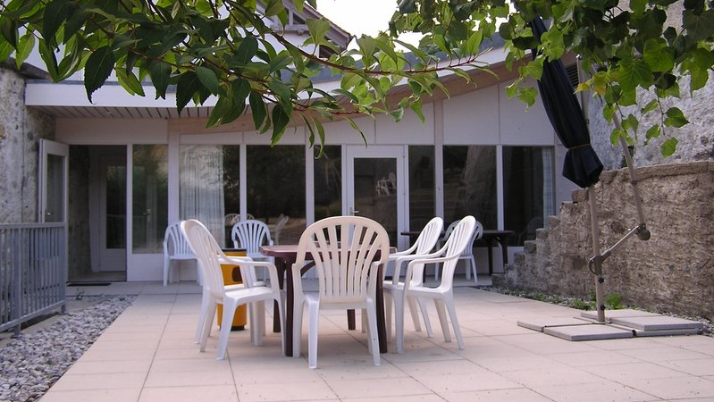 terrasse du centre d'accueil